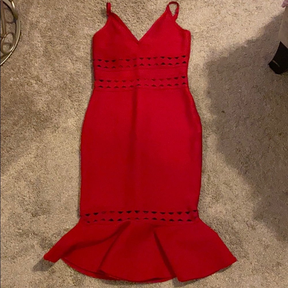 Fashion nova red dress